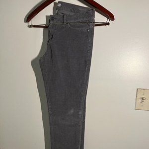 New York & Company gray corduroys size 8 previously worn